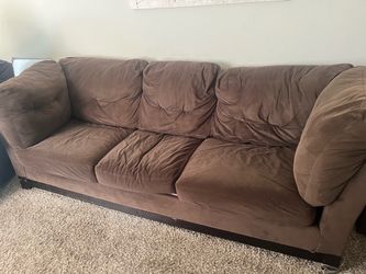 Brown sectional sofa