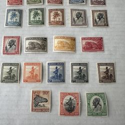 Ruanda Urundi Complete Set 1942 126-147 Mint No Hinge Stamps 