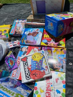 Box full of board games $15