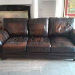 Leather Couch Sofa