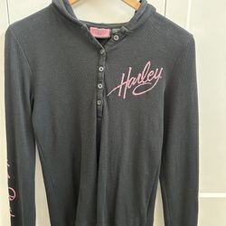 Harley Davidson Women’s Long sleeve Waffle Shirt