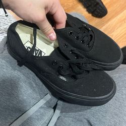 Black Vans 