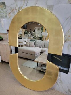 Nayeli Mirror Made with Gold Foil​