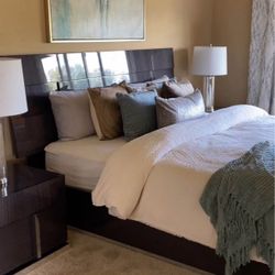 Dania Mondiana Queen Bedframe + 2 nightstands