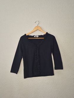 Spiegel Womens Black Top Size: Medium