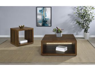 Frisco Dark Pine 2-piece Coffee and End Table Set