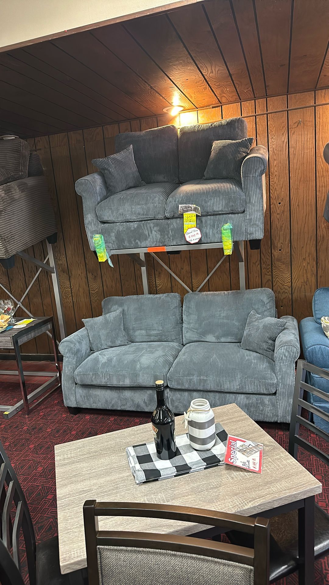 2pc Sofa And Love Seat Set