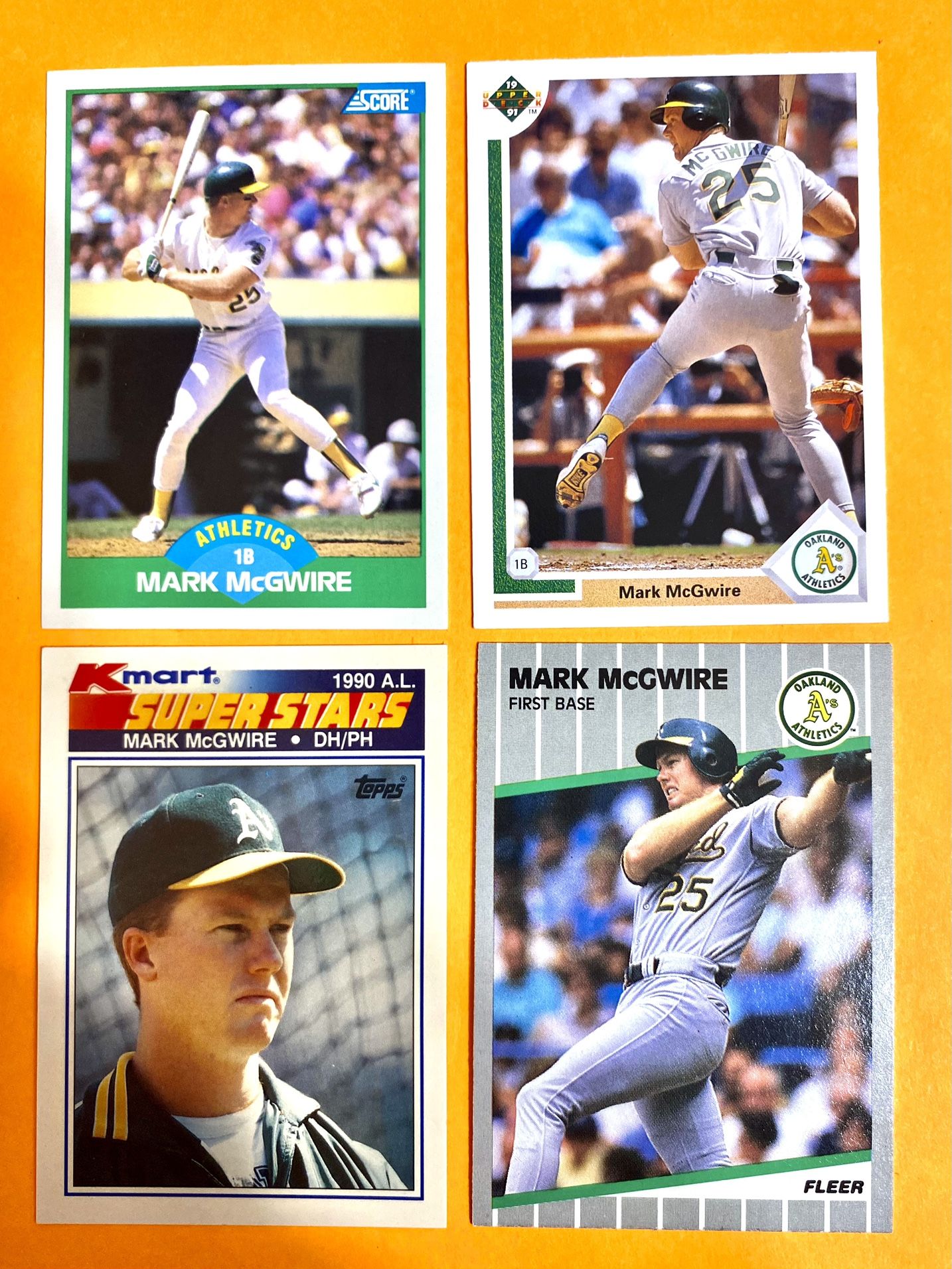 Mark McGwire 4-Card Lot #3 (1(contact info removed))