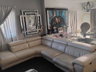 Leather couch