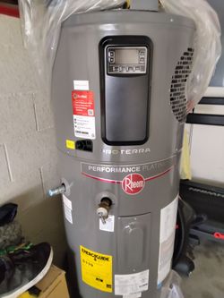 Brand new hot water heater never been used