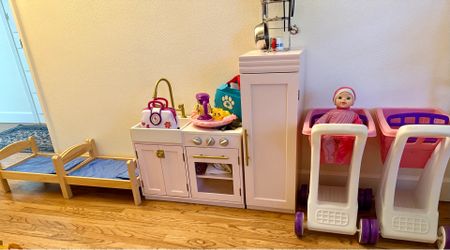 Pottery Barn Toy Kids Kitchen with other toys inc.