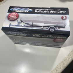 150 Denier Reflective Polyester Trailerable Boat Cover