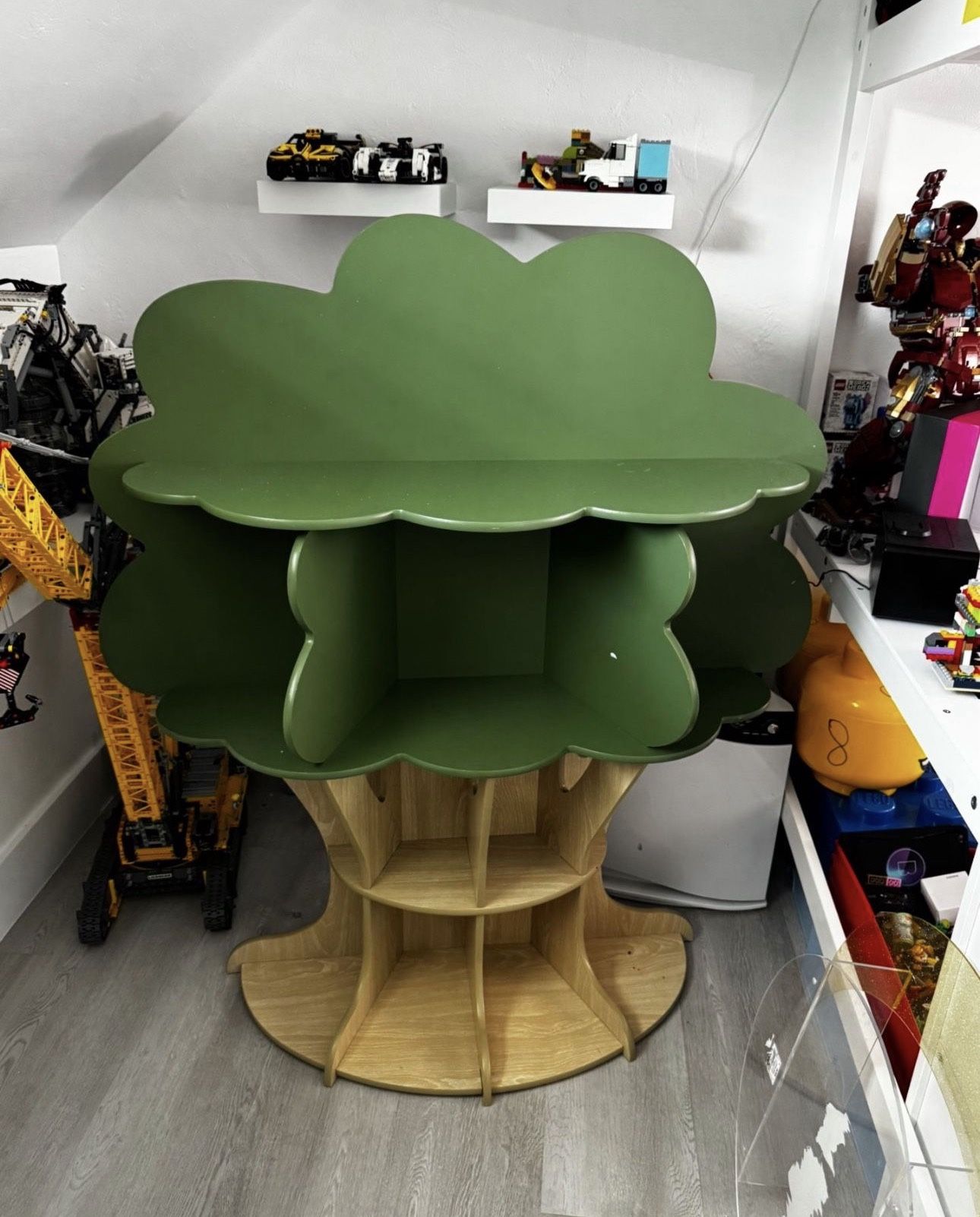 Wooden Albor To Decorate Children'S Room And Put Toys