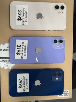 Iphone 12 Fully Unlocked 64Gb *Free Charger and Store Warranty*
