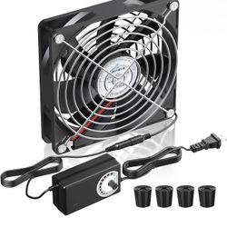 120mm x 25mm Computer Fan with AC Plug(never Used)