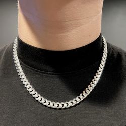 Silver Cuban Link Chain 