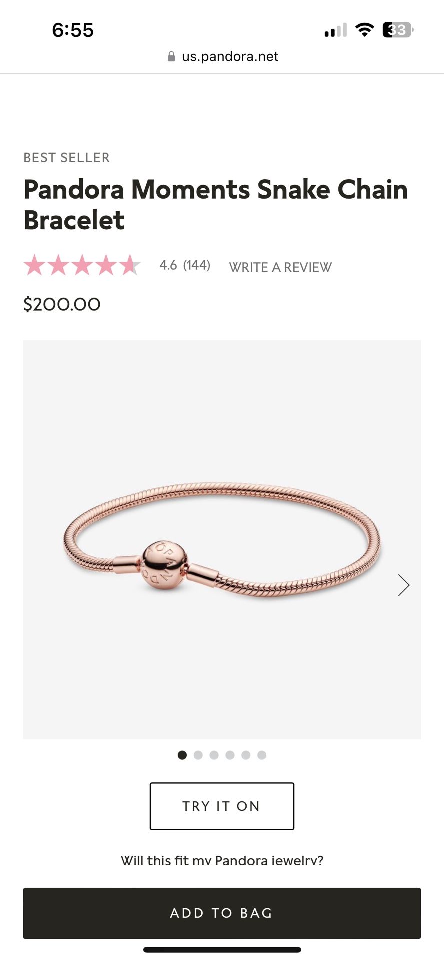Pandora Bracelet 