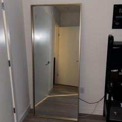Tall standing mirror