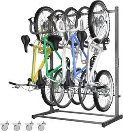 Freestanding Bike Stand for Garage, 5