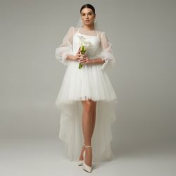 CRESSIDA Beautiful Wedding Dress, Modern Wedding Dress, Wedding Gown, Chic Dress