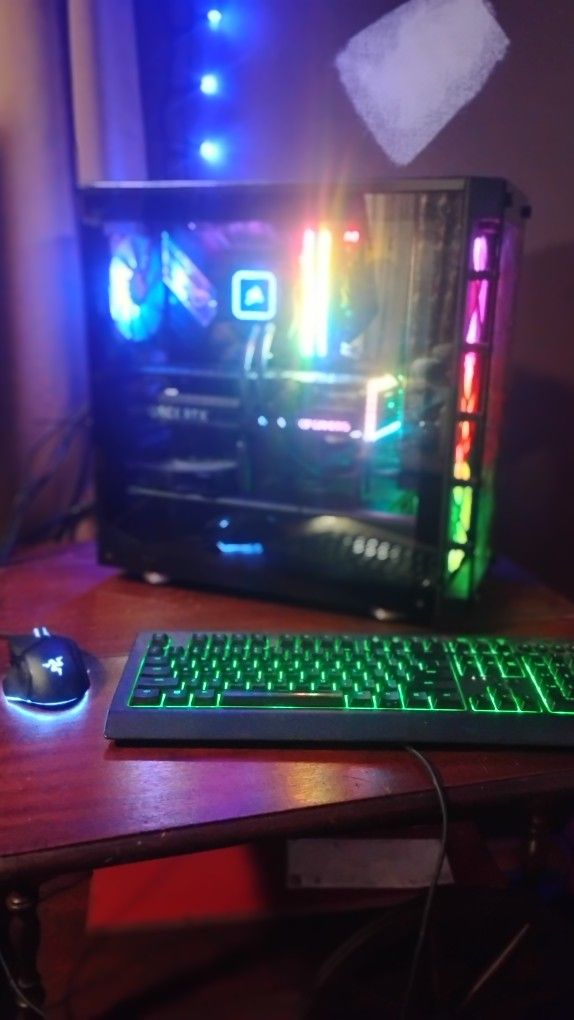 Gaming Tower, Keyboard, Mouse