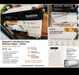 Topper $50 must go!! Mattress