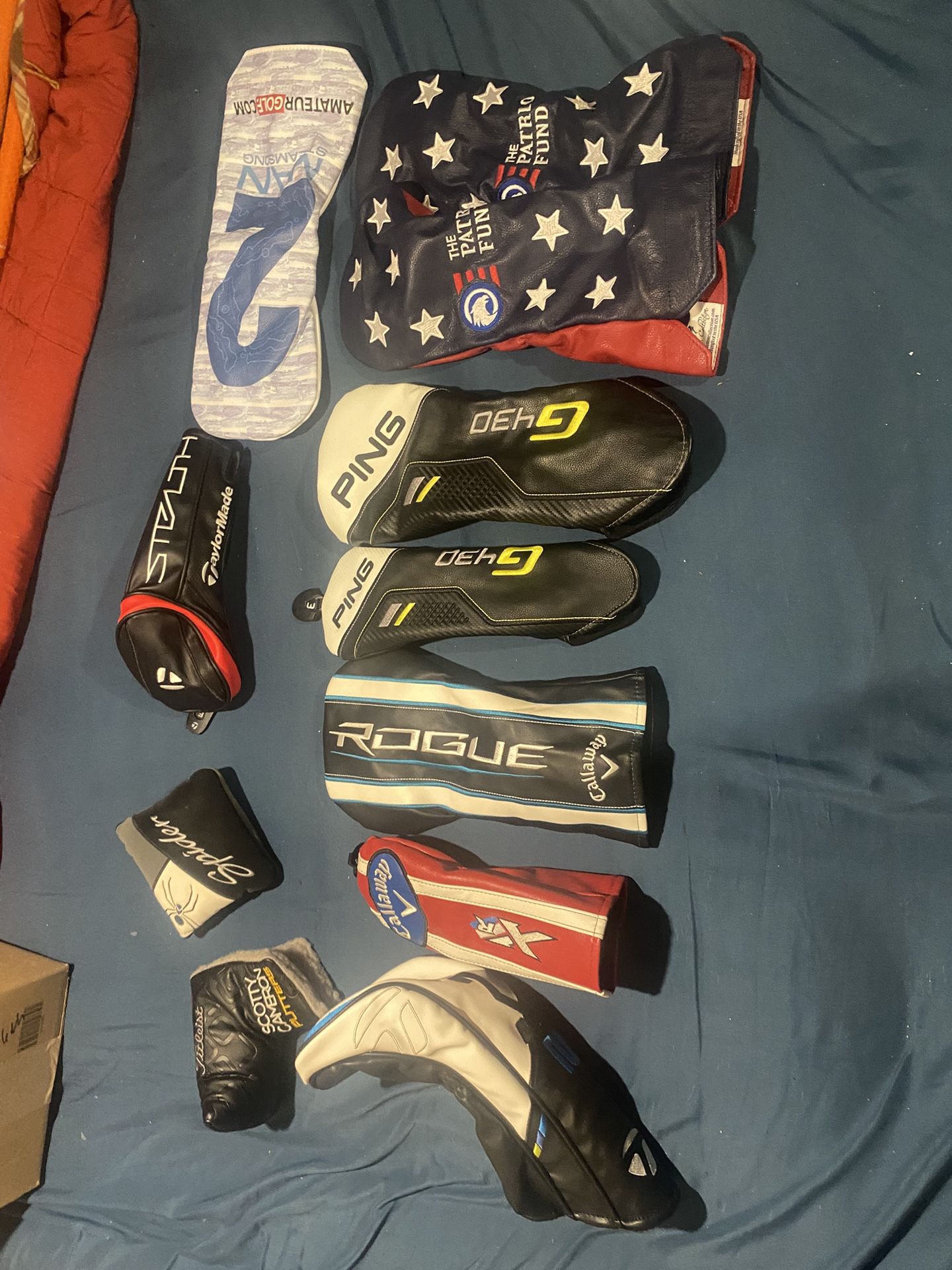 Various Golf Headcovers