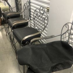 Heavy duty metal chairs