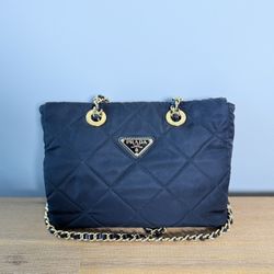 Prada Medium Nylon Bag, Black 