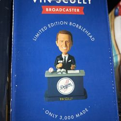 Vin Scully Dodgers Bobblehead Desk $400
