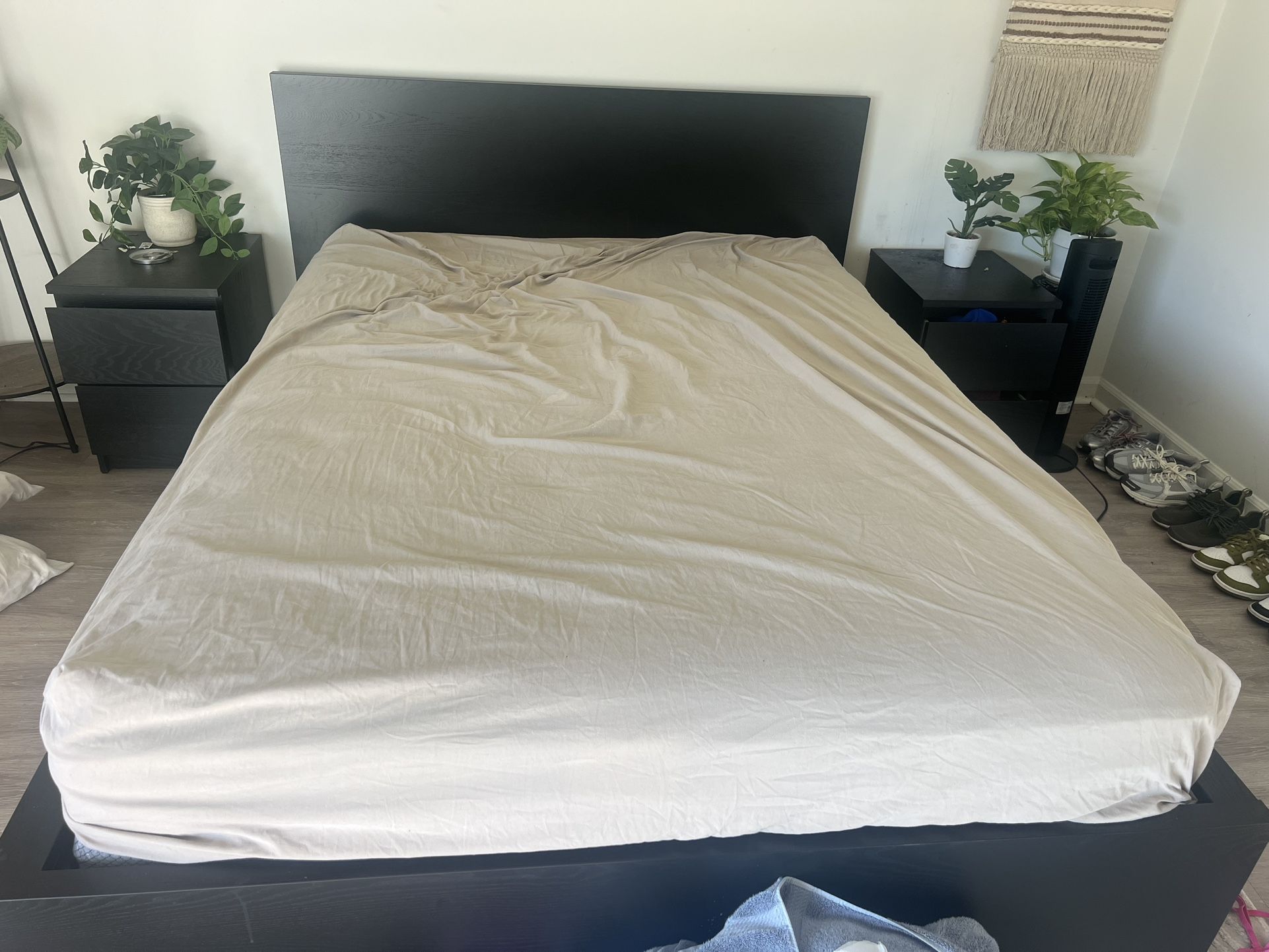 Bed Frame & Night Stands