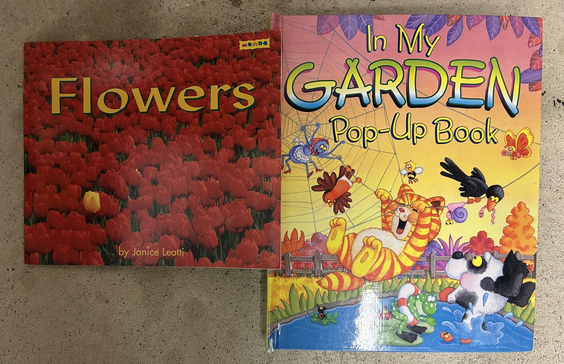 Children's books "flowers" themed bundle of 2