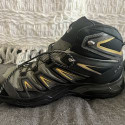 HTF Solomon X Ulta 3 Mid GTX Gore-Tex Black Grey Hiking Boots Men Size 12