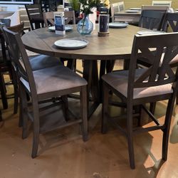 Square Or Round Table 7 Pc Dining Set FINAL SALE