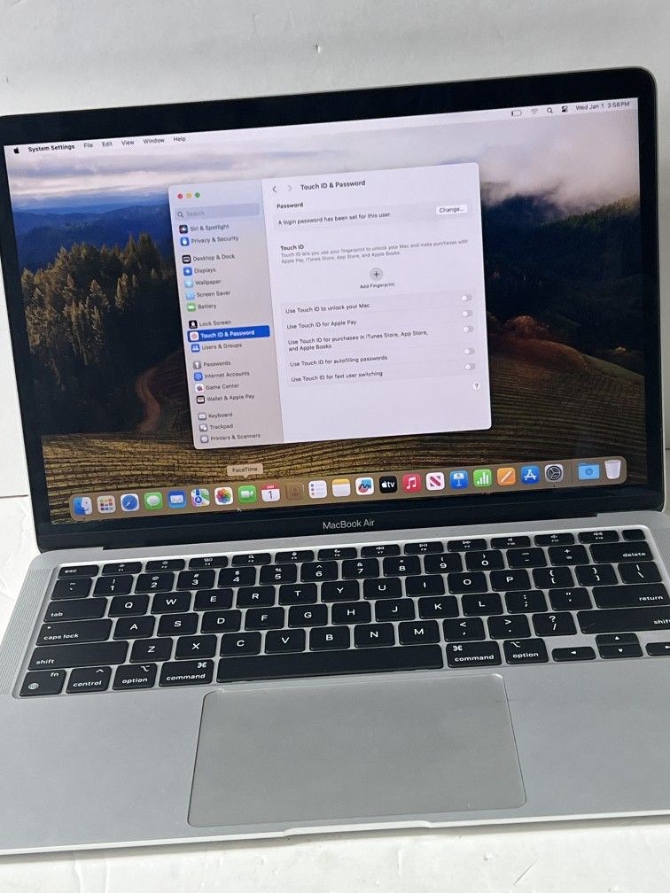 Laptop Macbook (M1,2020) Silver