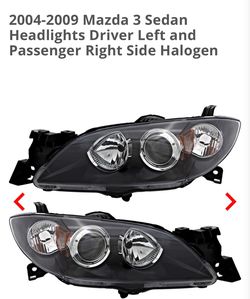 2004-2009 Mazda sedan headlights !