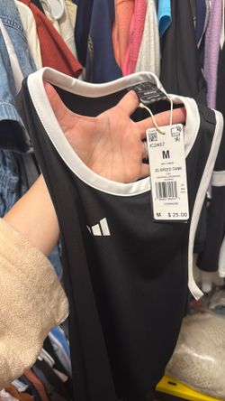 Adidas tank top black medium
