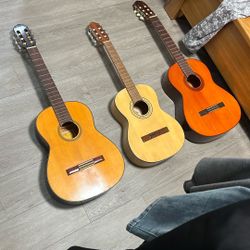 3 Vintage Classical Guitars (1967-80)