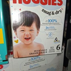 Huggies Size 6   112 Count