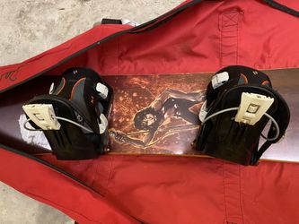 Snowboard And Bag
