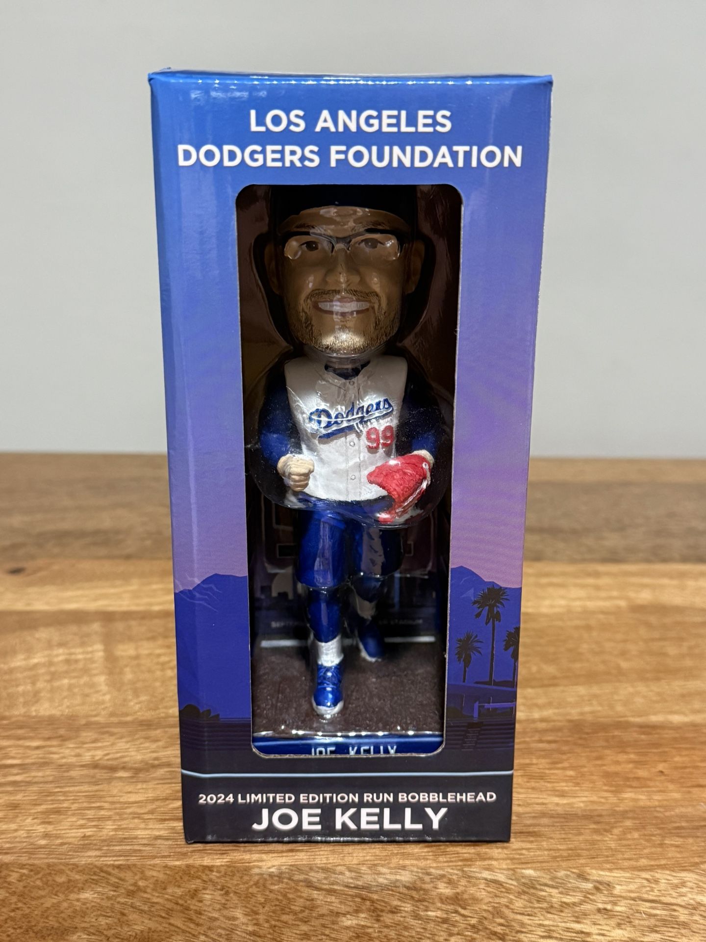 2024 Dodgers Joe Kelly Sunset Run Bobblehead 