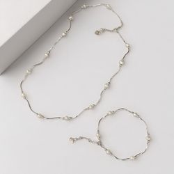 Necklace And Bracelet Set