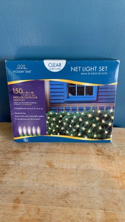 CHRISTMAS WHITE LIGHTS 150 COUNT INDOOR/OUTDOOR NET LIGHTS GREAT FOR BUSHES AVAILABLE 5 BOXES $5 EACH BOX