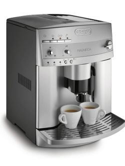 De'Longhi ESAM3300 Magnifica Super Automatic Espresso & Coffee Machine, Silver