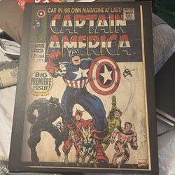 Captain America Canvas Picture