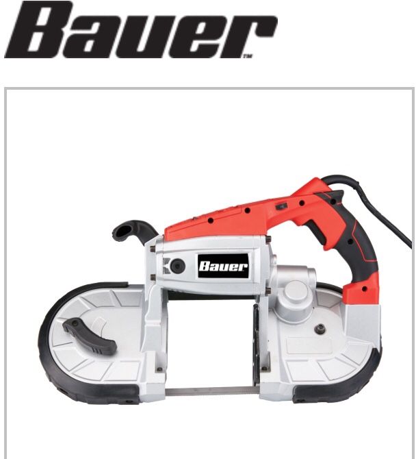 Brand New Bauer (Harbor Freight) 10 Amp Deep Cut Variable Speed Band Saw Kit ( portaband )