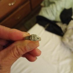 Ring 925 W/Diana Chips