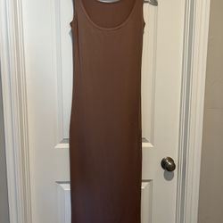 New Women Stretchy Bodycon Long Dress Sleeveless Size Small