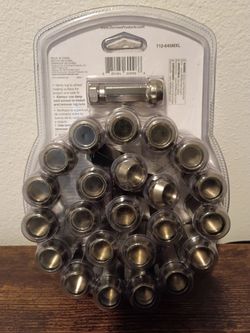 Chrome Lug Lock Nuts New