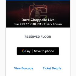 Dave Chappelle Front Row Tickets